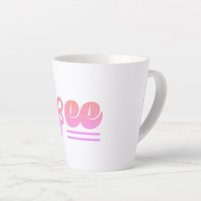 Bee Latte Mug (Right Angle)