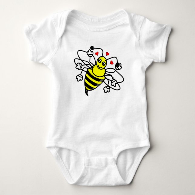 Bee Love Baby Bodysuit (Front)