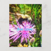 BEE LOVE ORIGINAL POSTCARD