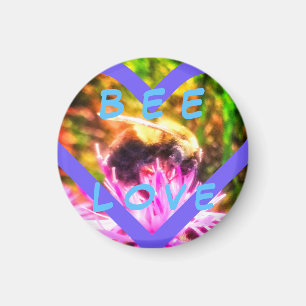 BEE LOVE SMALL MAGNET