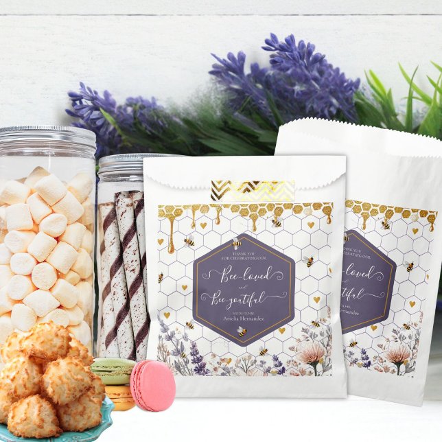 Bee-Loved and Bee-Youtiful Bridal Shower  Favour Bag (Creator Uploaded)
