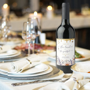 Bee-Loved and Bee-Youtiful Bridal Shower  Wine Label