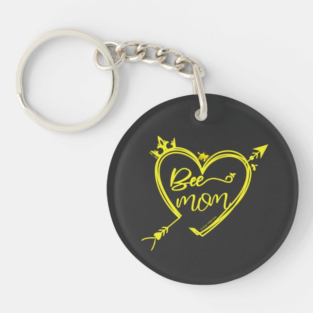 Bee-lovin' moms keychain (Front)