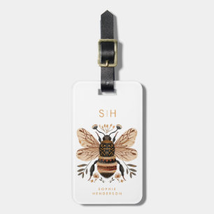Bee Luggage Tag