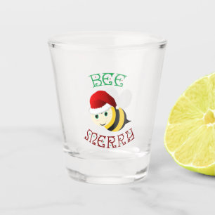 Bee Merry Shot Glass
