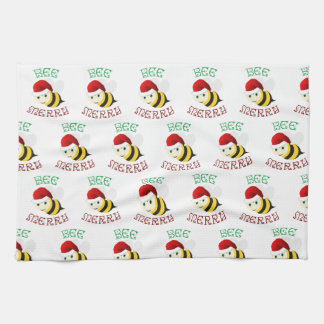 Bee Merry Tea Towel