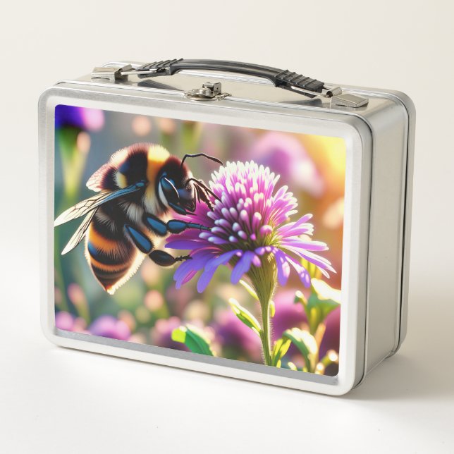 Bee Metal Lunch Box (Front)