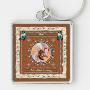 Bee Mindful Living Energy Key Ring
