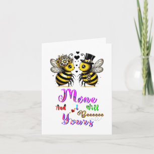 Bee Mine And I Will Bee Yours Holiday Card