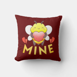 BEE MINE - BE MINE FUNNY VALENTINE DAY CUSHION