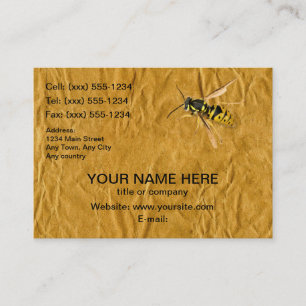 BEE MINE (exterminators / pest control) ~ Business Card