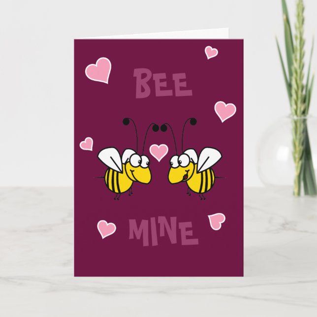 Bee Mine Greeting Card (Front)