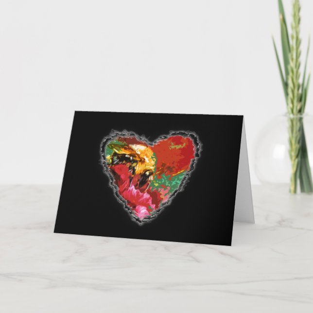 Bee Mine @ Heart Card (Front)