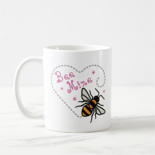 Bee Mine Heart Valentine's Day Coffee Mug