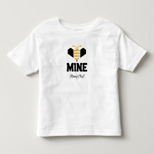 Bee Mine Minimalist Romantic Gift Toddler T-Shirt