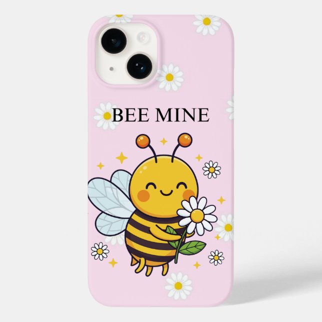 Bee Mine Phone Case – Bee Valentine’s Day Case (Back)