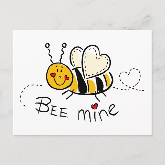 Bee mine postcard (Front)