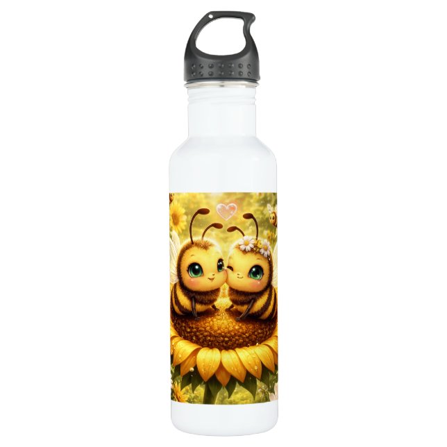 BEE Mine Sunflower 710 Ml Water Bottle (Front)