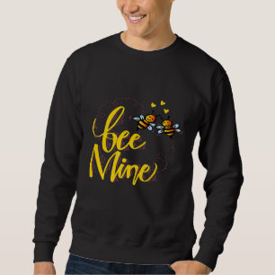 Bee Mine The Bees Retro Style Climate Flower Sweatshirt