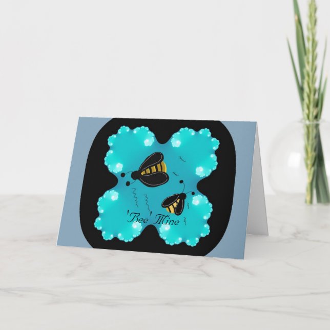 'Bee' Mine Valentine Holiday Card (Front)