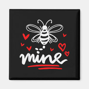 Bee Mine Valentine Magnet