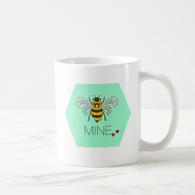 Bee Mine Valentine Mug (Right)