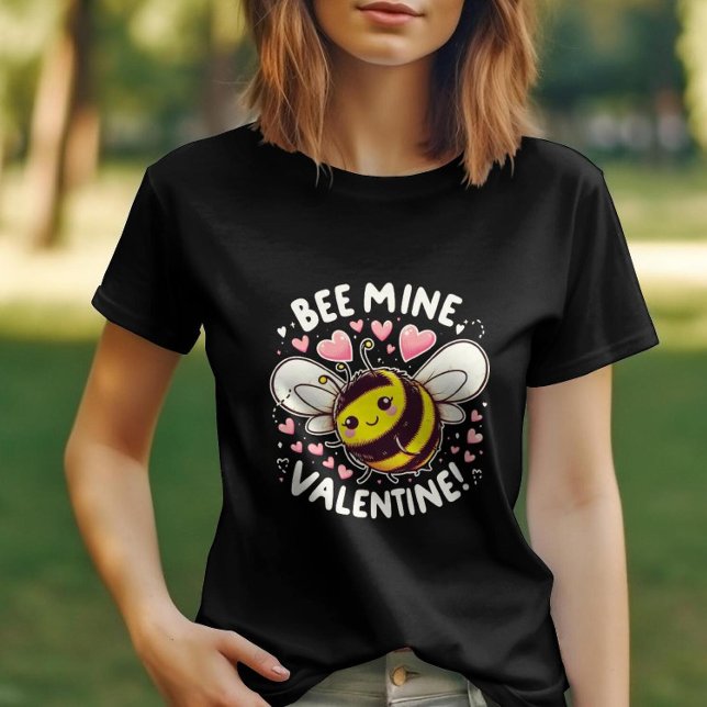 Bee Mine Valentine Sweet Honeybee Love T-Shirt (Creator Uploaded)