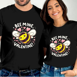 Bee Mine Valentine Sweet Honeybee Love T-Shirt
