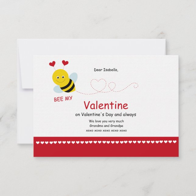 Bee Mine Valentine's Day Card (Front)