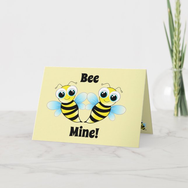 BEE Mine - Valentine's Day Card (Front)