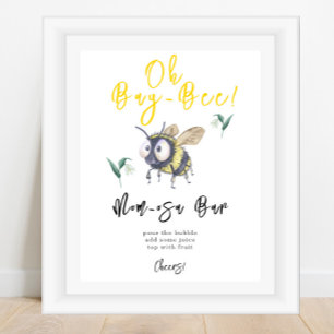 Bee - mum-osa bar poster
