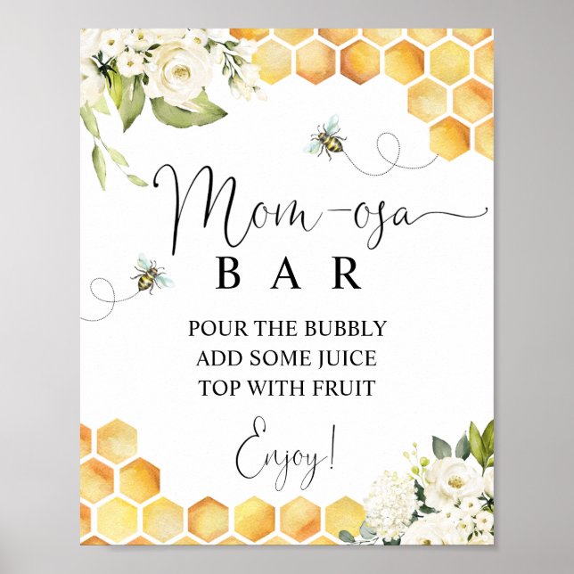 Bee Mum Osa Bar Sign (Front)