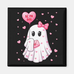 Bee My Boo Heart Boo Ghost Valentine Outfit Women Magnet