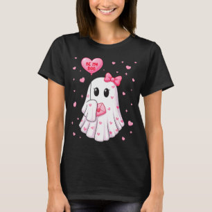 Bee My Boo Heart Boo Ghost Valentine Outfit Women T-Shirt
