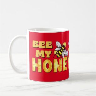 BEE MY HONEY funny cute bee valentines's day Coffee Mug