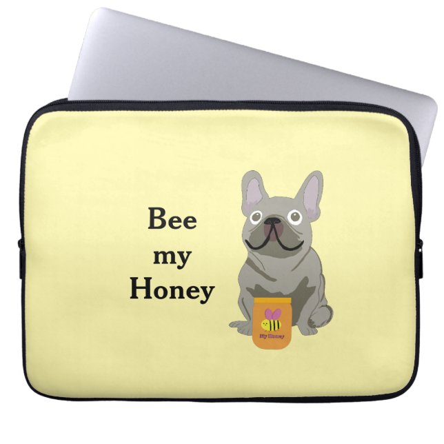Bee my honey laptop sleeve (Front)