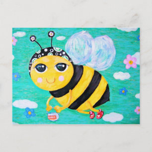 Bee My Honey Postcard