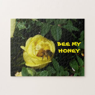 Bee My Honey-Valenpuzzle Jigsaw Puzzle