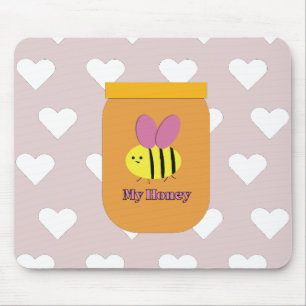 Bee my Honey, Valentine’s Day Mouse Pad