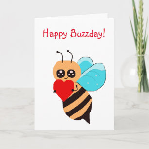 Bee My Love Birthday  Card