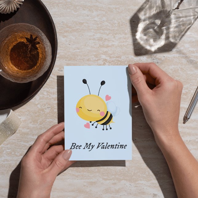 Bee My Valentine Holiday Card (Creator Uploaded)