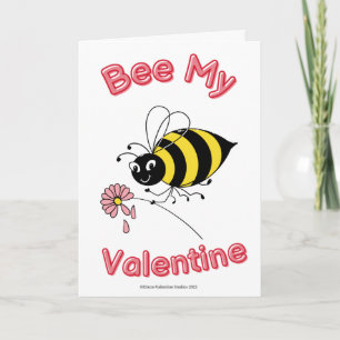 Bee My Valentine Valentine's Day Card