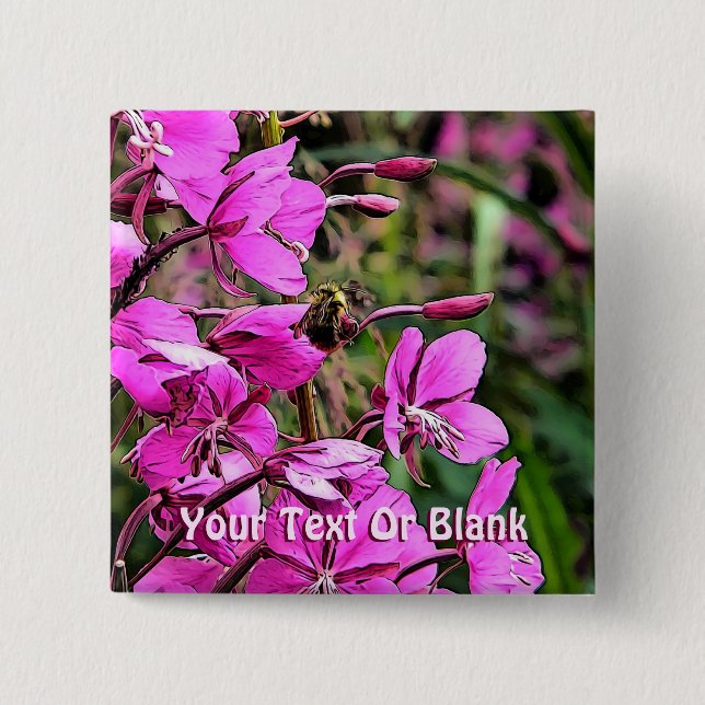 Bee Nice 15 Cm Square Badge (Front)