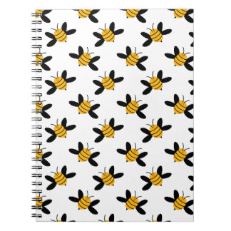 Bee Notebook | Whimsical Honey Bee Pattern