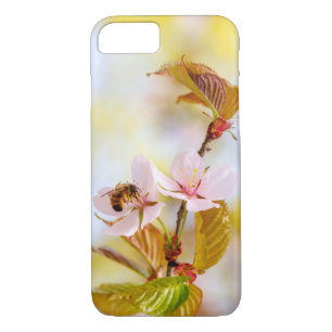 Bee On A Cherry Flower iPhone 8/7 Case