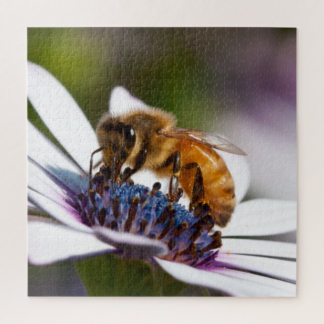 Bee on a Flower Jigsaw Puzzle (Vertical)