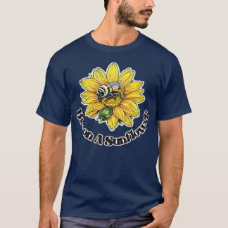 Bee on A Sunflower 86 T-Shirt