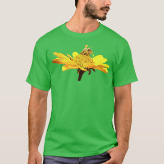 bee on a sunflower sticker 1 T-Shirt