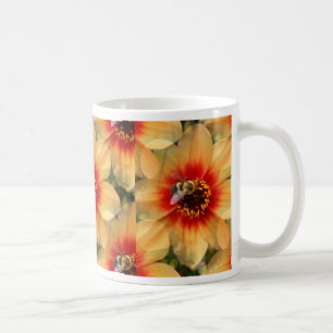 Bee on Dahlia Coffee Mug