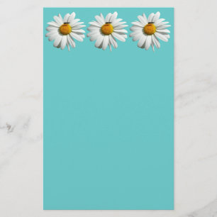 Bee on Daisy Alaskan Summer Nature Photo Stationery